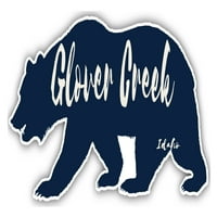 Glover Creek Idaho suvenir 3x frižider magnetni medvjed dizajn