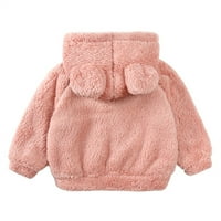 Toddler fleece jakna duhovi za bebe dječake Djevojke jesen zimski debeli topli džemper