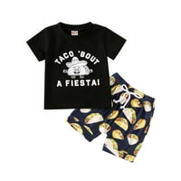 Ležerna odjeća za dječake Toddler Girls s kratkim rukavima pisma otiska majica TOWS Storks Outfits