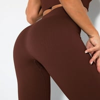Ženska evropska i američka bešavna nit uznemirena joga hlače Sportske tekuće hlače deveto deveto deveto