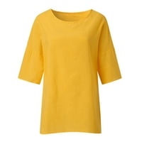 Ženske plus veličine T majice prevelike majice Ljetna polovina ruharskog posada TUNIC TURW, poklon,