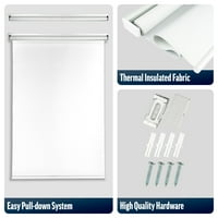 Biltek bijele bežične nijanse totalne zamračene prozore se lako ugrađuju unutrašnjost ili vanjska montažna