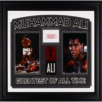 Muhammad Ali Deluxe uokviren je autogramiran 3 '' 5 '' horizontalna PSA Inde kartica - PSA DNK - fanatic autentičan certificiran