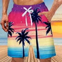 Booker Muške hlače na plaži Ljeto Plus veličine Hlače Pocket CrckString Labavi povremeni sportski sportski