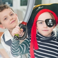Pirate tematski pokriva plastične maske za jednokratne očiju Novelty Party Covers Cosplay rekvizicije