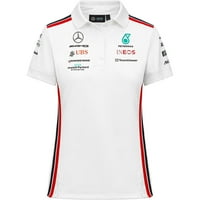 Mercedes Amg Petronas F Ženska reprezentacija Polo majica - Crno bijela