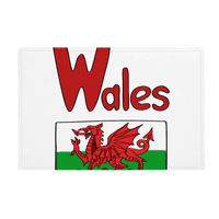 Wales Nacionalna zastava Crveni zeleni uzorak Prizemna mat ne klizanje Carpet za kupatilo