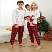 Codeop Usklađivanje porodičnog božićnog stabla pidžama xmas pjs žene muškarci pletene odjeće za spavanje