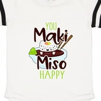 Inktastični sušiji You Maki Miso Happy Gift Baby Boy ili Baby Girl Bodysuit