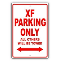 XF Parking samo svi ostali bit će svučeni smiješni smiješni novost garaža Aluminijumski znak 8 x12 ploča
