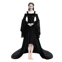 Ženska srednjovjekovna party princeza renesansne haljine žene retro modna uloga Igrajte čipke duljine