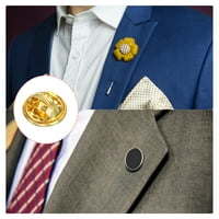 Uxcell Pin leđa Metal Revel Pin Backing Emamel PIN broš držač ukrasni dodaci Gold Tone Pack