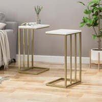 Završni stol Solis, ukupni težina proizvoda: 21. lb., osnovna boja: šampanjac zlato
