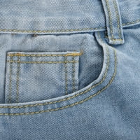 Cotonie Women modne čvrste traper kratke hlače rupe casual patentne pantne pantalone
