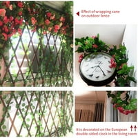 Awdenio Home Decor Decor Artificial Rose cvijet ratatan zid viseći unutarnji vjetrovinski ukras lažni