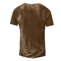 Muška osnovna majica Grafički tekst Crni Vojni zeleni bazen Tamno siva 3D štampanje Street Ležerne prilike