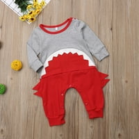 Baby Boy Girl Shark pamuk Romper Bodi, kombinezon za kimo odjeće