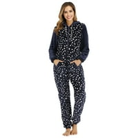 Ženska odjeća za spavanje žene Pajamas Sleep Bageri Božićni pidžami s kapuljačom skakača Rompers Clubwear