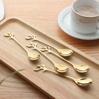 Jednostavno breza listova oblika kašika kašika za kašiku za kašiku scoop fork stolna odjeća Kuhinjski