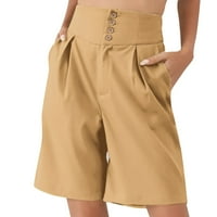Ženske kratke hlače za ljeto tanka opruga visokih struka hladne ulične odjeće Labave jednostavne trendi