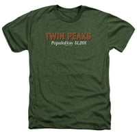 Twin Peaks - Stanovništvo - Heather Short rukava - Srednja