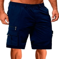 Bomotoo muns kratke hlače Srednja struka dno elastične struke ljetne hlače obične odjeće za odmor Mini pantalone vojska zelena XS