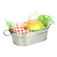 Meidiya Styles Mini košara hrane od nehrđajućeg čelika Mala pomfrit Košara Snack ploča Kašika hrane