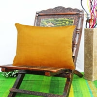 Dekorativni jastuk pokrivač žuti kućni dekor bacač jastuk baršun futrola