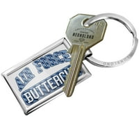 ButterCup privjesak za ključeve, plave pruge