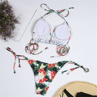 Tržeća Control kupaći kostimi za žene Casual Solid Hollow Remep Bikini kupaći kostimi Kupanje dva kupaća