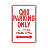 Q Parking samo svi ostali bit će svučeni smiješni smiješni novost garaža aluminijumski znak 18 x24 ploča
