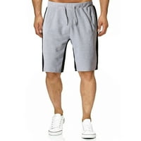 Guvpev modni muški povremeni sportovi jogging elastične kratke hlače hlače hlače - sivi xxl
