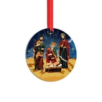 BEPPTER CHIST CUSTIC DECOR DECOR CHINGSSUSS Privjesak Božićni ukras za ukrašavanje sastojke s pogledom