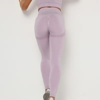 Ženske hlače Fitness visoki struk joga boja trčanje sportsko podizanje joge pant