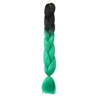Šarena vlakna sintetička otporna toplina Jumbo pletenica DIY kosa ynetička pletenica za kosu za kosu