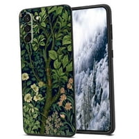 Floral-art-nouveau-tulip-telefon za Samsung Galaxy S za žene Muškarci Pokloni, mekani silikonski stil