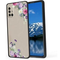 Kompatibilan sa Samsung Galaxy A 4G futrolom telefona, cvijeće - Silikonski zaštitni materijal za TEEN