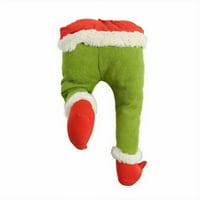 15.7in Plish Elf noge Xmas ukrasi punjene noge za vilenje zaglavljene u božićnom ukradu za ukrašavanje