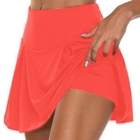 Ženske suknje Nasleđeni teniski šorc visokog struka Golf Skorts Workout Sports Joga Suknja