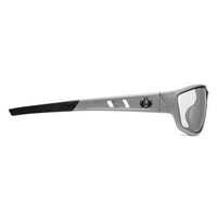 Ergodyne Skullerzâ® Kvasir Sigurnosne naočale Sunčane naočale, mat sive, bistro objektiv