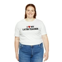 Latinska majica učitelja Volim svoj poklon zahvalnosti u Latinskom učitelju
