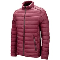 Outfmvch zimski kaputi za muškarce Leisure Plus Veličina Svjetlo Zip džep pamučni jakni kaput ženske
