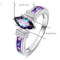 Prsten ženski zaručni angažman za angažman vjenčanje za rođendan Valentinovo nakit poklon za prstenje