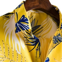 Meitianfacai Regular Fit kratki rukav Ležerna havajska majica za muškarce