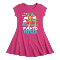 Instant poruka - Portoriko - Todler i Youth Girls Fit & Flare haljina