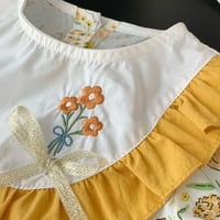 B91XZ Djevojka Outfits Baby Ljetni cvjetni uzorak Crawling Courty COLCAL COLCAR Ležerne prilike izlazi