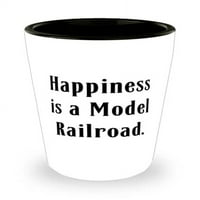Nova modela Željeznice, sreća je model željeznice, model željeznice snimljene staklom od prijatelja,