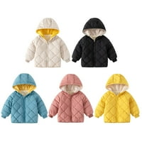 Dječja dječja zima topla jakna dolje puffer kaput debela s kapuljačom s kapuljačom prema dolje odjeća