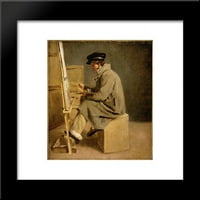 Mladi slikar u svom štapiću Frammed Art Print Theodore Gericalt
