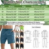 Muški kratke hlače Proljeće Ljeto Čvrsta boja Svileni patentni zatvarač džepne prorezne pantalone velike